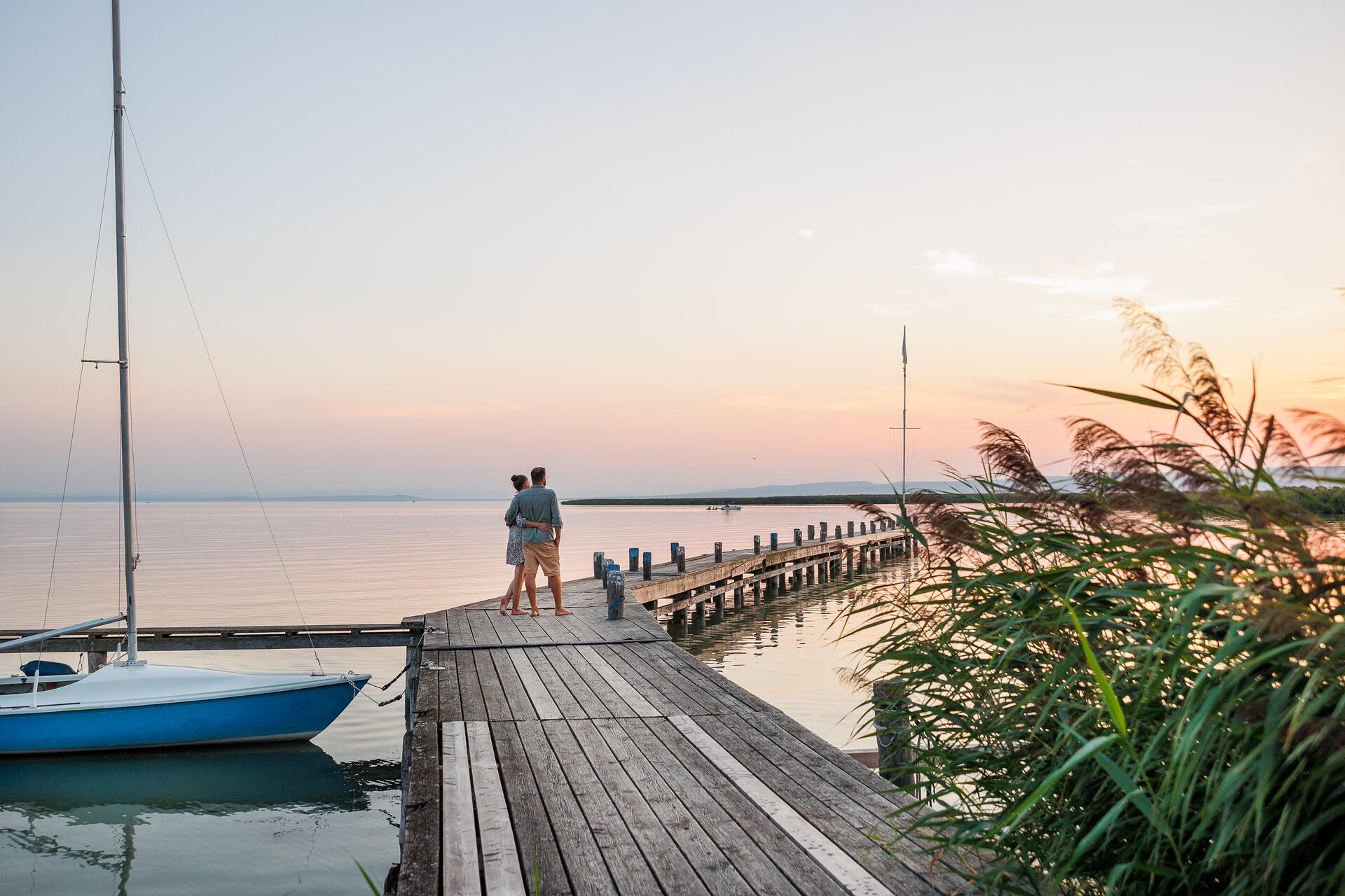 FZB_Maria Hollunder Sonnenuntergang am See