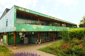 Aussenansicht des Montessori Kinderhaus