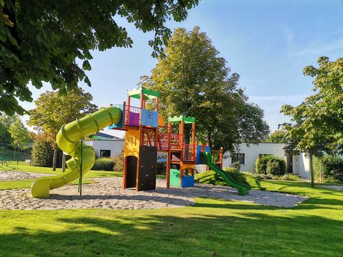 Der Spielplatz im Generationenpark am Kalvarienberg