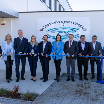 Eröffnung der modernisierten Außenstelle des Wasserleitungsverbandes