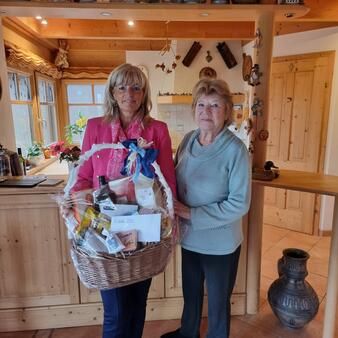 Die Jubilarin mit LAbg. Bgm. Elisabeth Böhm.