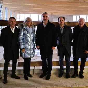 Gleichenfeier markiert wichtigen Meilenstein für Hallenbad